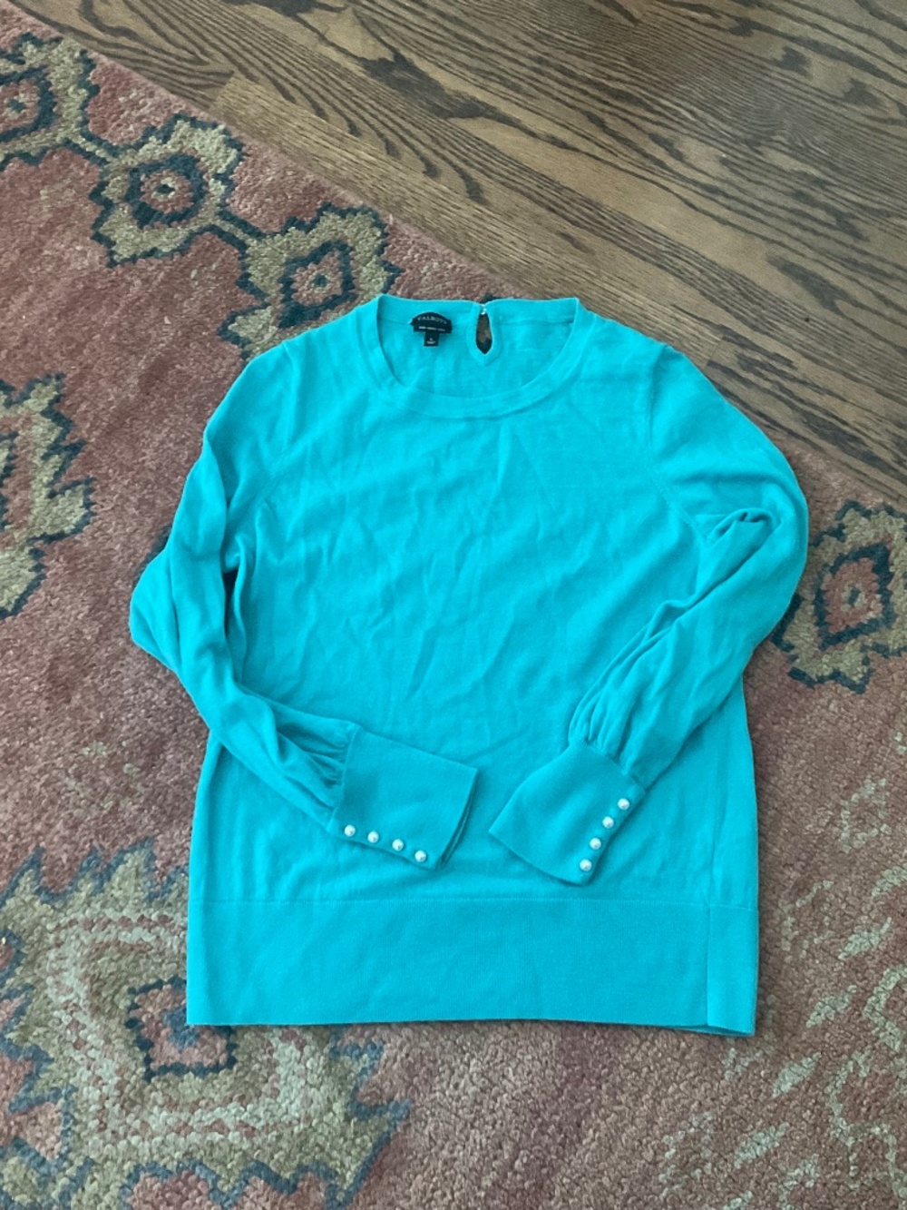 Women’s Talbot’s turquoise sweater, size L